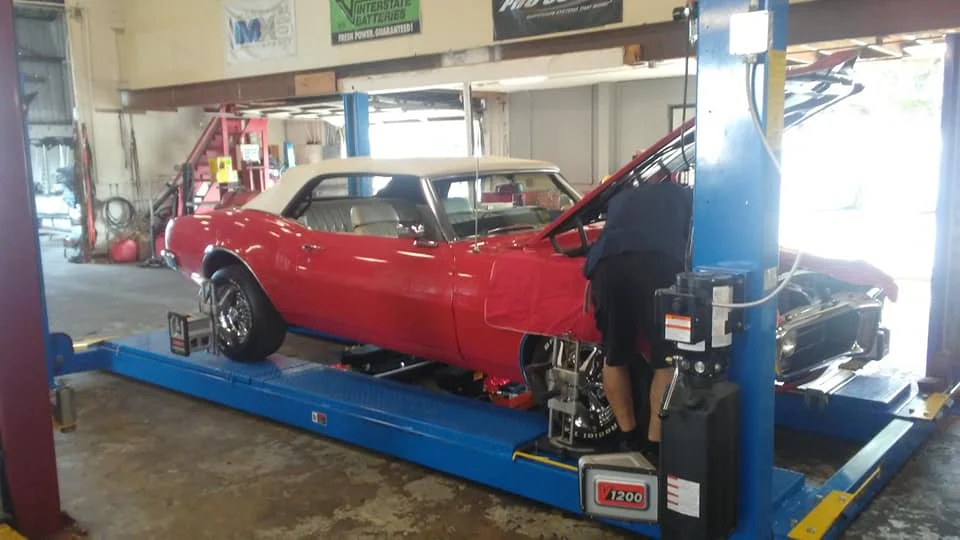 Classic lift work at Venice Auto Repair