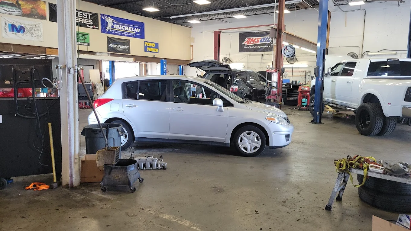 Open repair bays at Venice Auto Repair